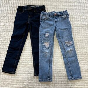 Kids Denim Jeans Set - Dark Blue and Light Blue